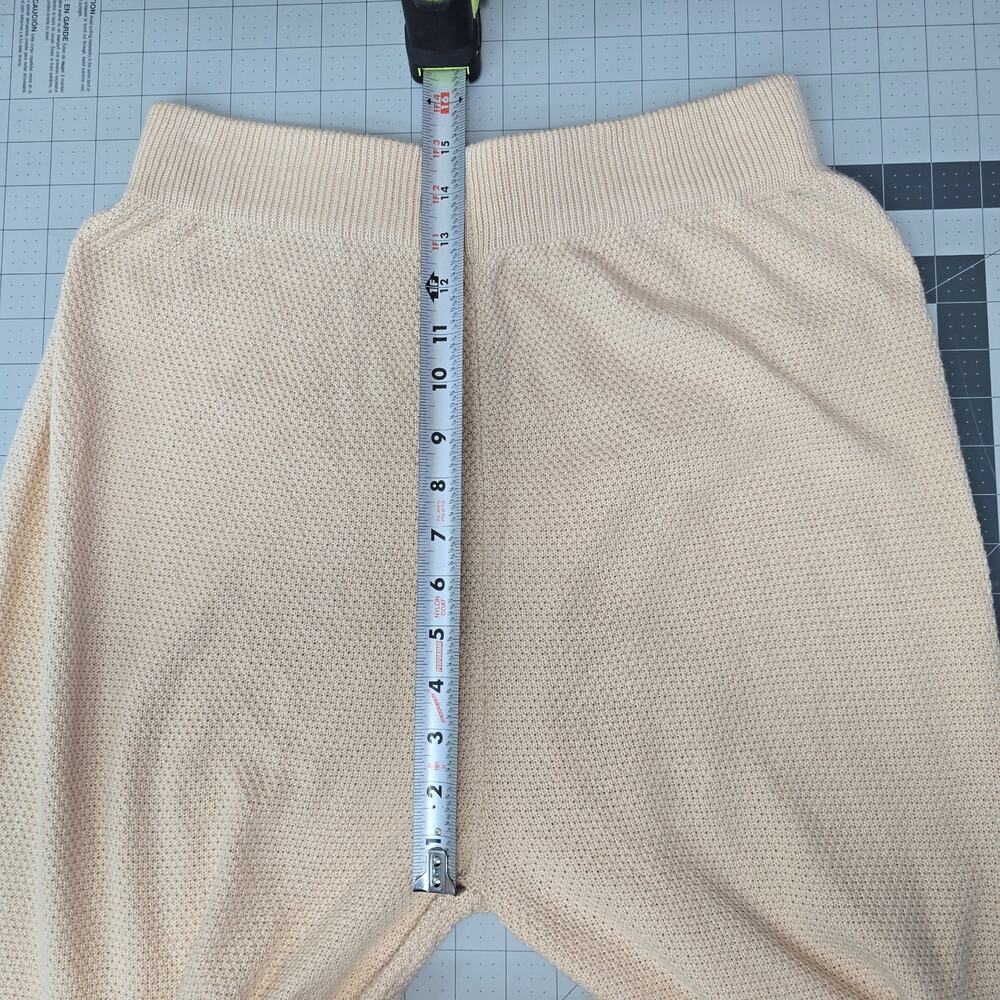 Knit Wide Leg Pants Womens X-Large Pull On Jogger Lounge  Athleisure Minimalist - Picture 6 of 10